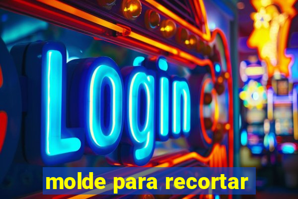 molde para recortar